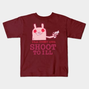 pink rabbit gorillaz Kids T-Shirt